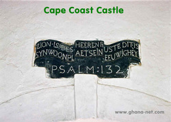 cape coast, psalm 132, slave trade, gold coast, castle, slaves, british,